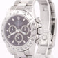 Rolex Daytona Cosmograph BLACK Stainless Steel Chronograph 40mm 116520 Watch