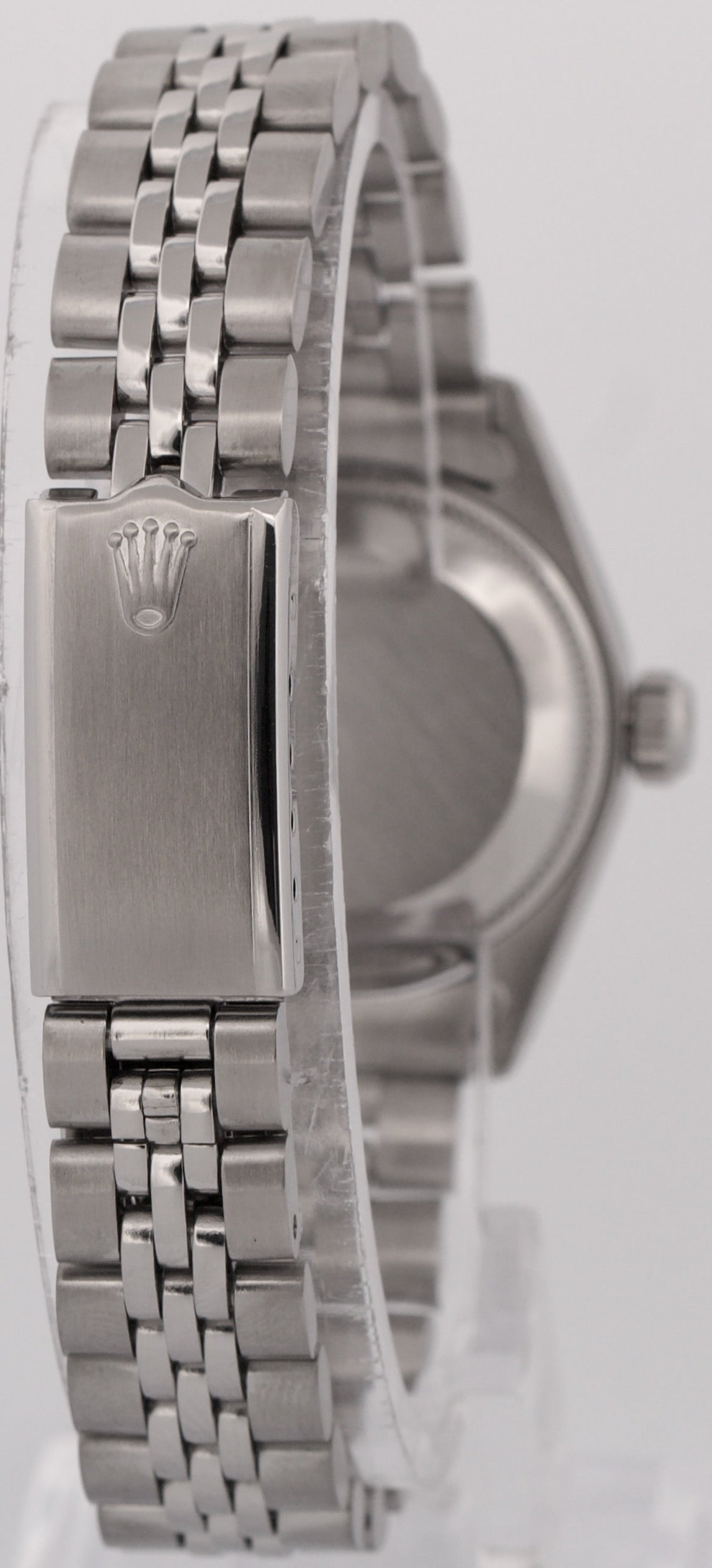 1975 Ladies Rolex Oyster Perpetual Date 26mm SILVER Stainless JUBILEE Watch 6916
