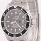 MINT PAPERS Rolex Submariner Date BLACK Stainless Steel 40mm Watch 16610 BOX