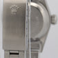 Ladies Rolex Oyster Perpetual PATINA SILVER Engine-Turned Steel 24mm Watch 67230