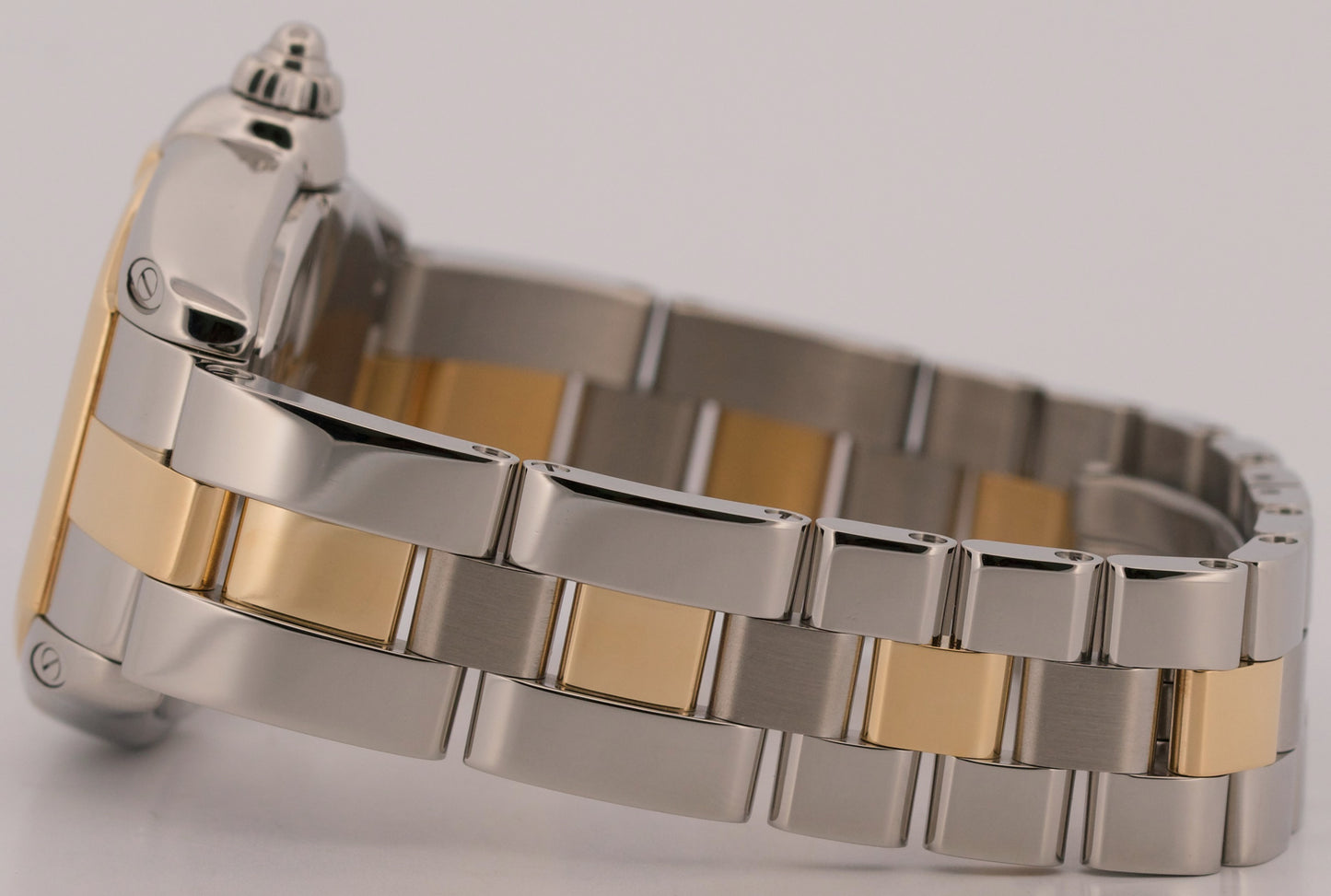 Ladies Cartier Roadster Silver Roman 31mm Quartz 18K Steel 2675 W62026Y4 Watch