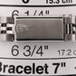 1975 Ladies Rolex Oyster Perpetual Date 26mm SILVER Stainless JUBILEE Watch 6916