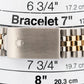 Rolex DateJust CHAMPAGNE Two-Tone 18K Yellow Gold Steel 36mm 16013 Watch