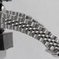 1975 Ladies Rolex Oyster Perpetual Date 26mm SILVER Stainless JUBILEE Watch 6916