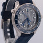 PAPERS Omega Seamaster Diver Steel BLUE GREY WAVE 42mm 210.32.42.20.06.001 BOX