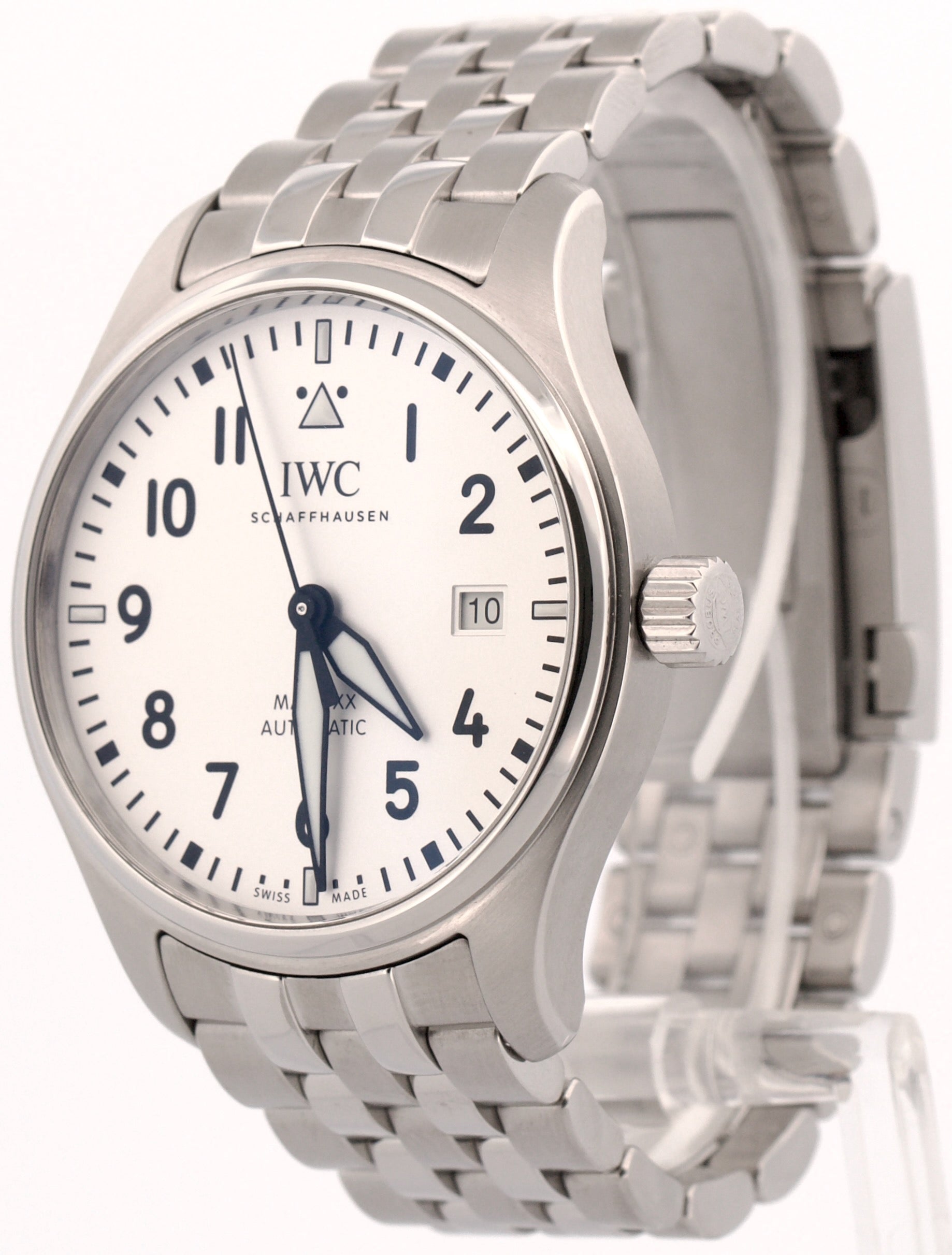 2023 PAPERS IWC Pilot Watch Mark XX SILVER Stainless Steel 40mm