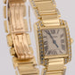 Ladies Cartier Tank Francaise 18k Yellow Gold 20mm DIAMOND Quartz WE1001RG 2385