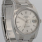 Rolex Oyster Perpetual Date 34mm SILVER Stainless Steel Oyster 115200 Watch