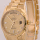 Rolex Day-Date President FACTORY CHAMPAGNE DIAMOND 18K Yellow Gold 36mm 118238