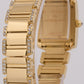 Ladies Cartier Tank Francaise 18k Yellow Gold 20mm DIAMOND Quartz WE1001RG 2385