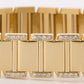 Ladies Cartier Tank Francaise 18k Yellow Gold 20mm DIAMOND Quartz WE1001RG 2385
