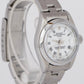 Ladies Rolex DateJust White Roman 26mm Stainless Oyster Automatic Watch 69160