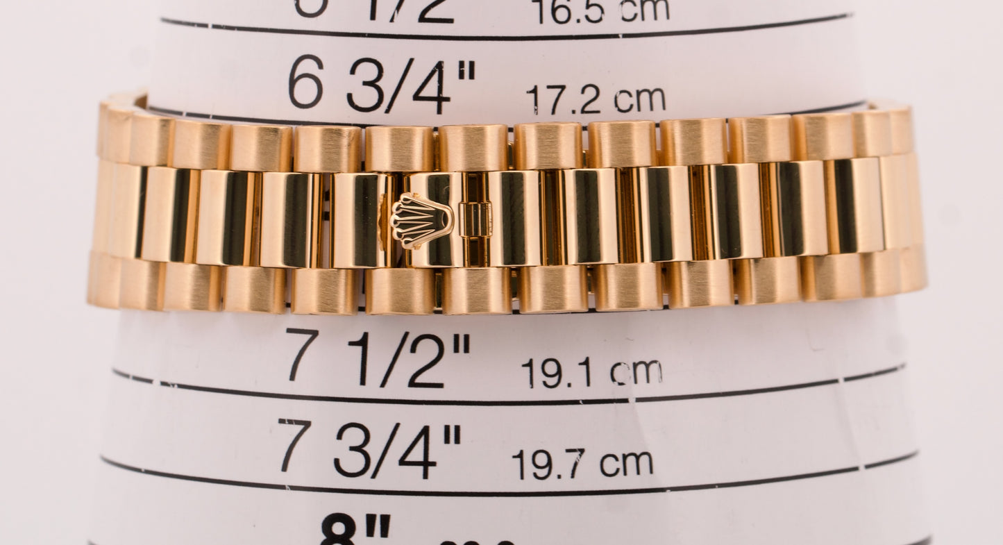 Rolex Day-Date President FACTORY CHAMPAGNE DIAMOND 18K Yellow Gold 36mm 118238