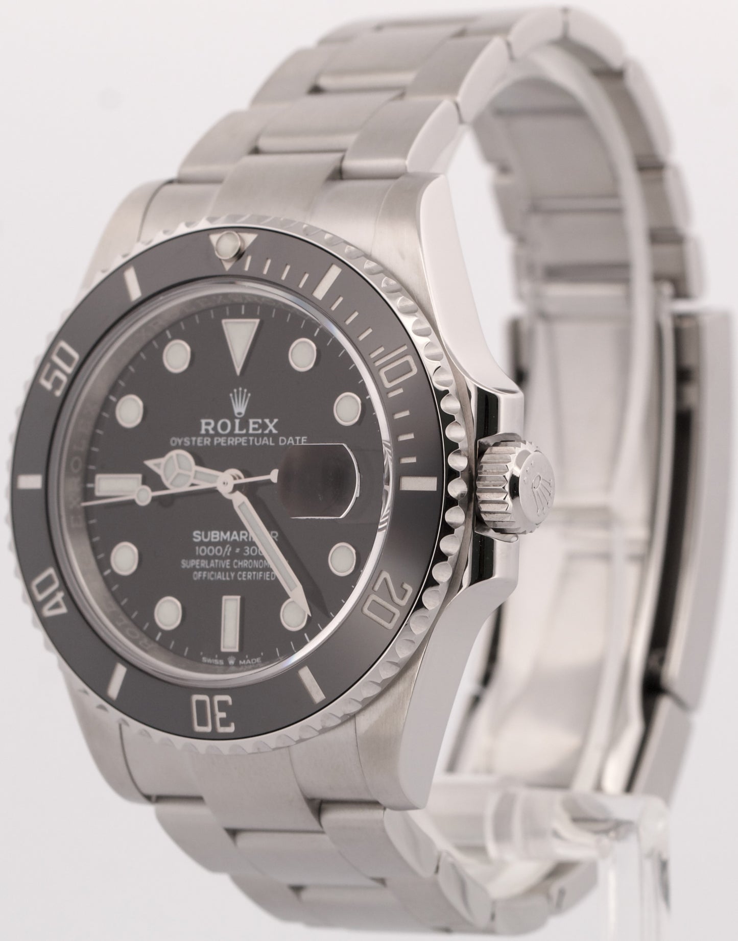 2023 PAPERS Rolex Submariner Date BLACK Ceramic Steel 41mm 126610 LN Watch BOX