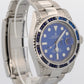 Rolex Submariner Date BLUE DIAMOND SAPPHIRE Stainless Steel 40mm Watch 116610