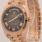 2024 Rolex Day-Date 228235 Slate Ombre Roman 18K Rose Gold 40mm Watch Box Papers