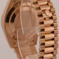 2024 Rolex Day-Date 228235 Slate Ombre Roman 18K Rose Gold 40mm Watch Box Papers
