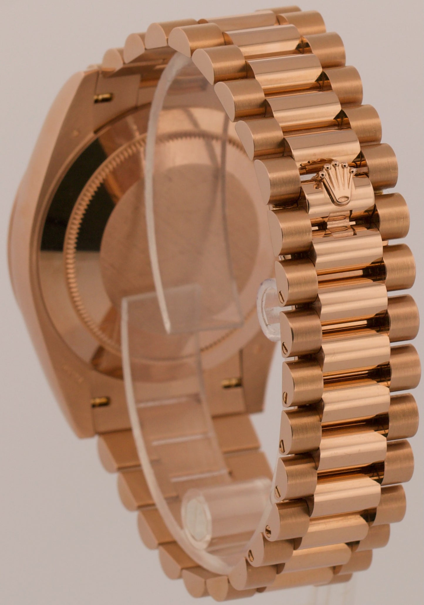 2024 Rolex Day-Date 228235 Slate Ombre Roman 18K Rose Gold 40mm Watch Box Papers