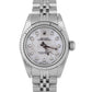 MINT Rolex Oyster Perpetual 24mm MOP DIAMOND Steel 18K Gold Jubilee Watch 67194