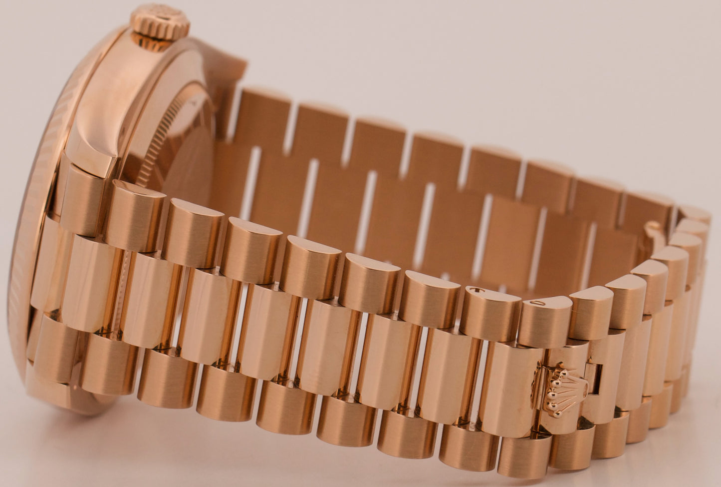 2024 Rolex Day-Date 228235 Slate Ombre Roman 18K Rose Gold 40mm Watch Box Papers