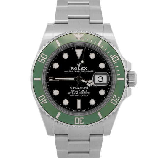 2026 Rolex Submariner Date 126610 LV Kermit Green Steel 41mm Watch Box Papers
