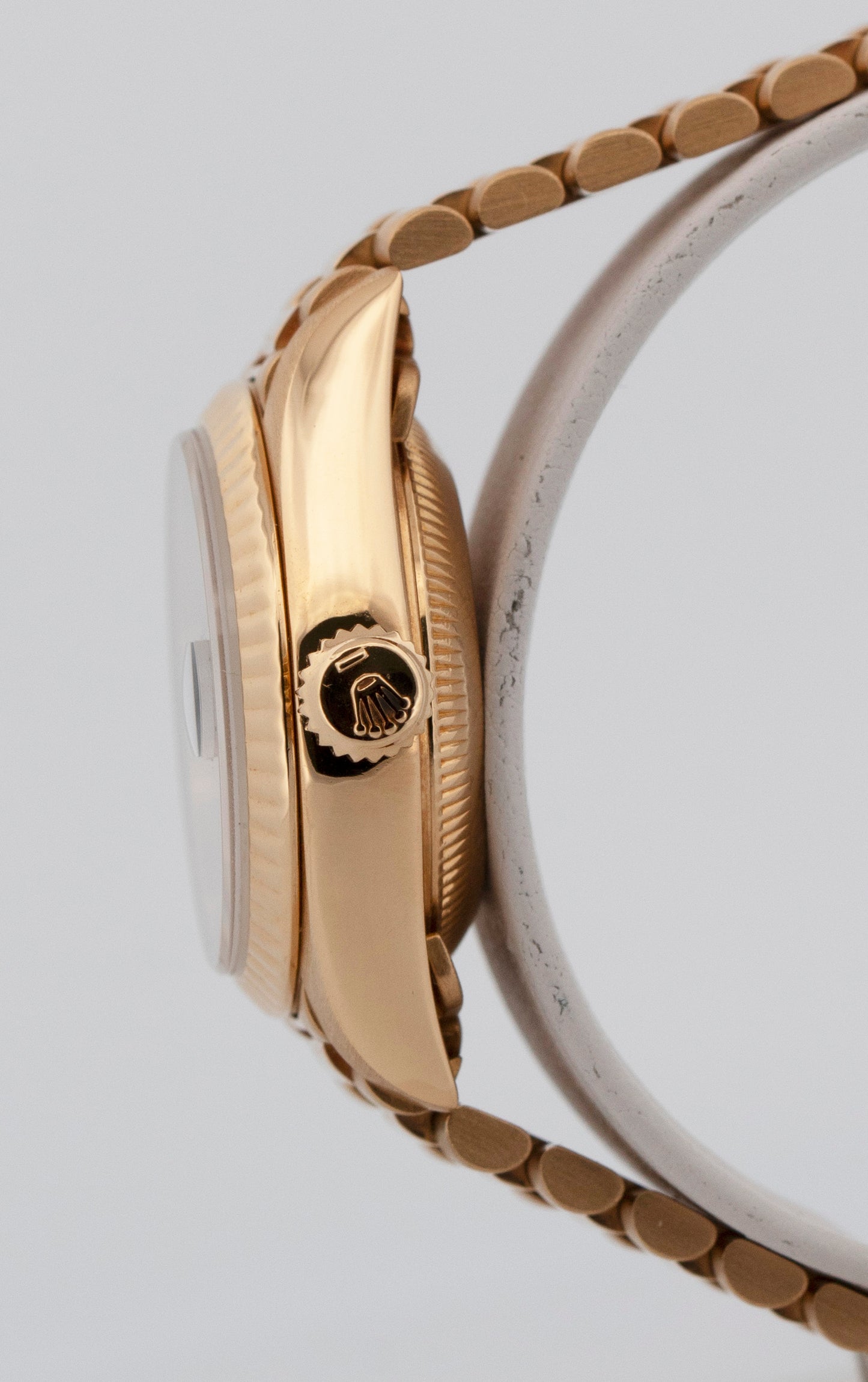 Ladies Rolex DateJust President BLUE ROMAN 18K Yellow Gold 26mm 69178 Watch