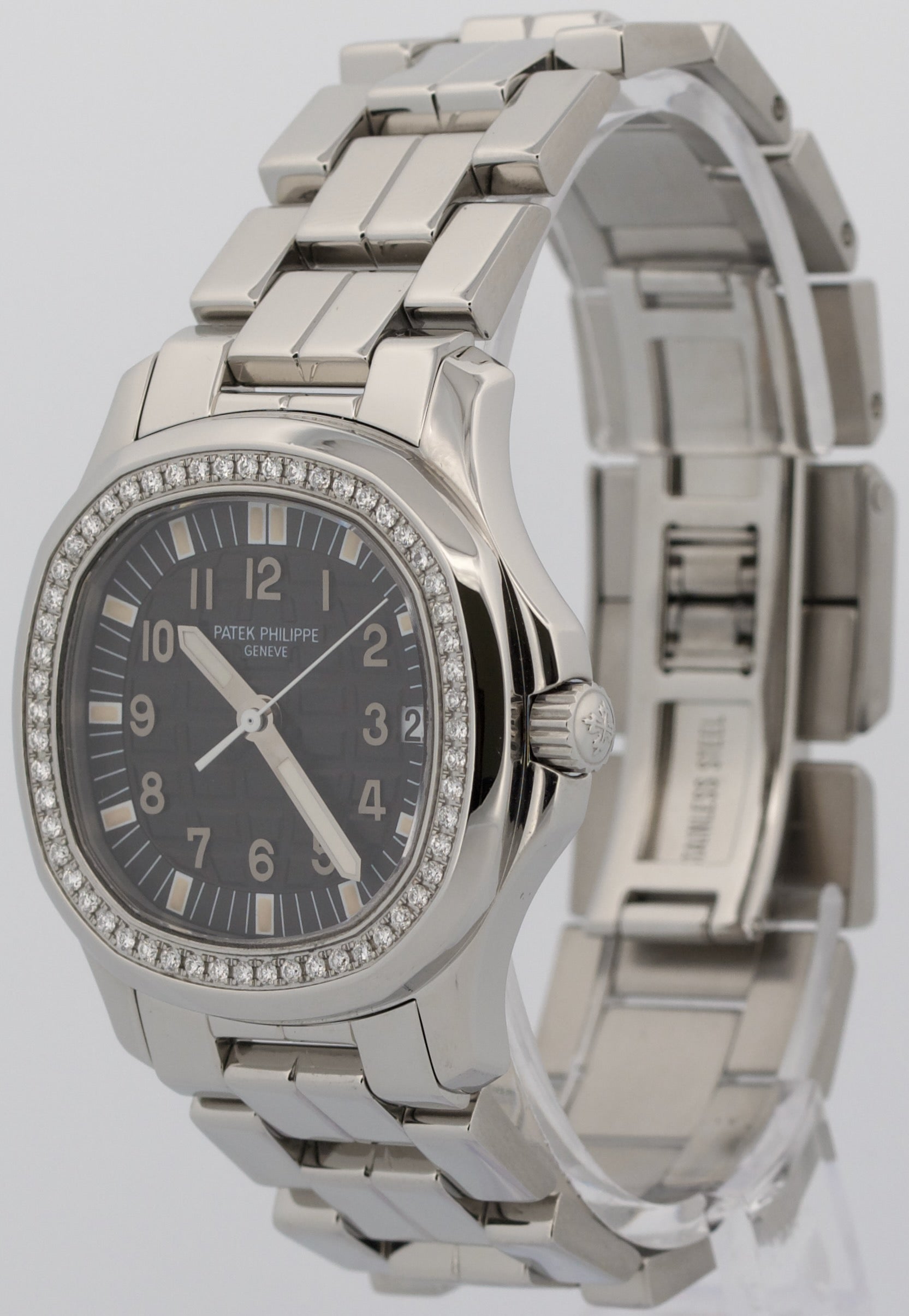 Patek Philippe Aquanaut 36mm BLACK Steel Automatic DIAMOND 5066/1A