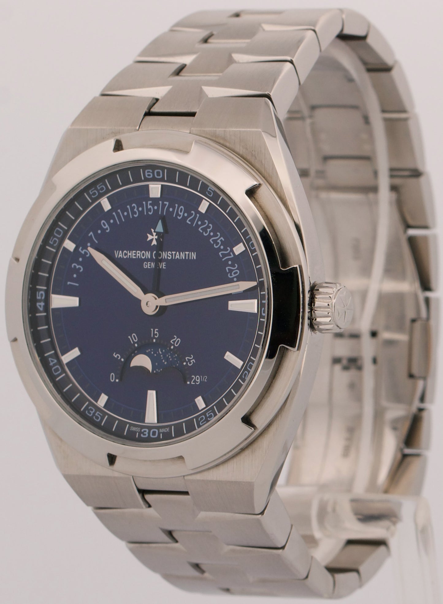 2025 Vacheron Constantin Overseas Moonphase 4000V/210A-B911 Blue 41mm Box Papers