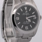 2017 PAPERS Rolex Explorer BLACK Stainless Steel MK2 39mm Oyster 214270 BOX