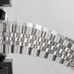 Rolex DateJust 36mm SILVER Stainless Steel 18K White Gold JUBILEE Fluted 16014