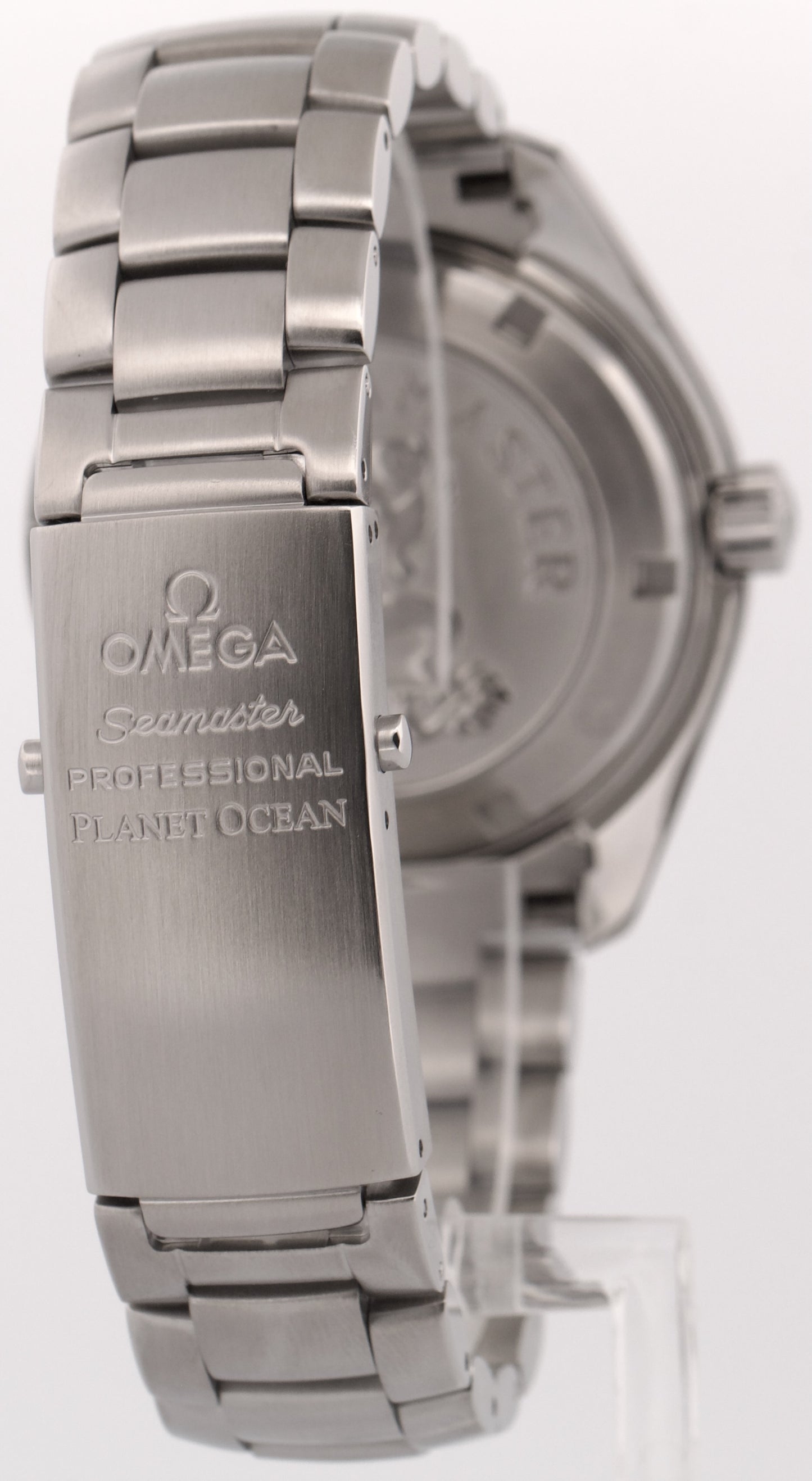PAPERS Omega Seamaster Planet Ocean BLACK Steel 42mm 2201.50.00 Watch BOX