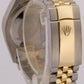 Rolex DateJust CHAMPAGNE Fluted 36mm Steel 18K Yellow Gold JUBILEE Watch 126233