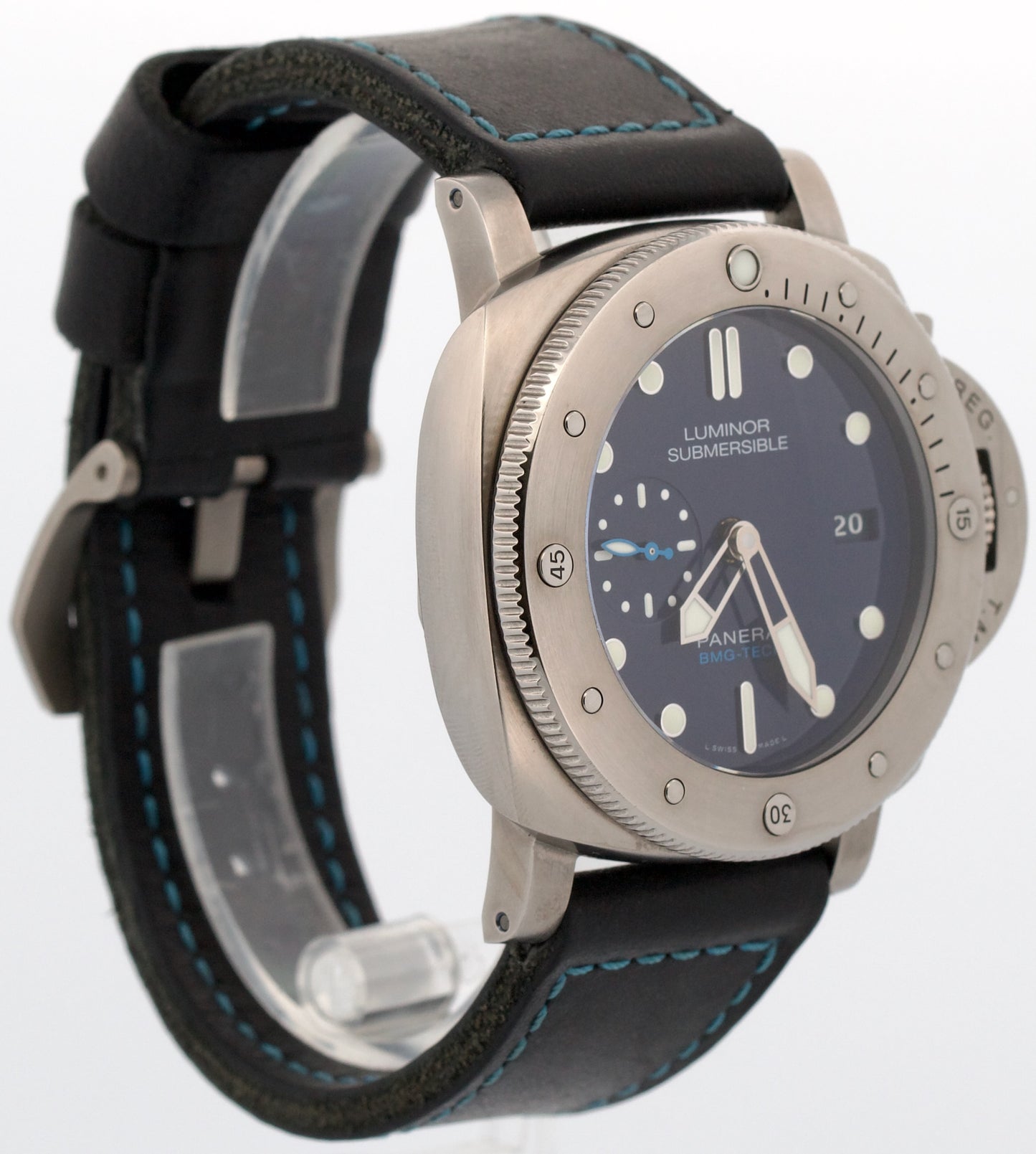 2018 Panerai Luminor Sumbersible BMG-Tech PAM00692 Blue Titanium 47mm Box Papers