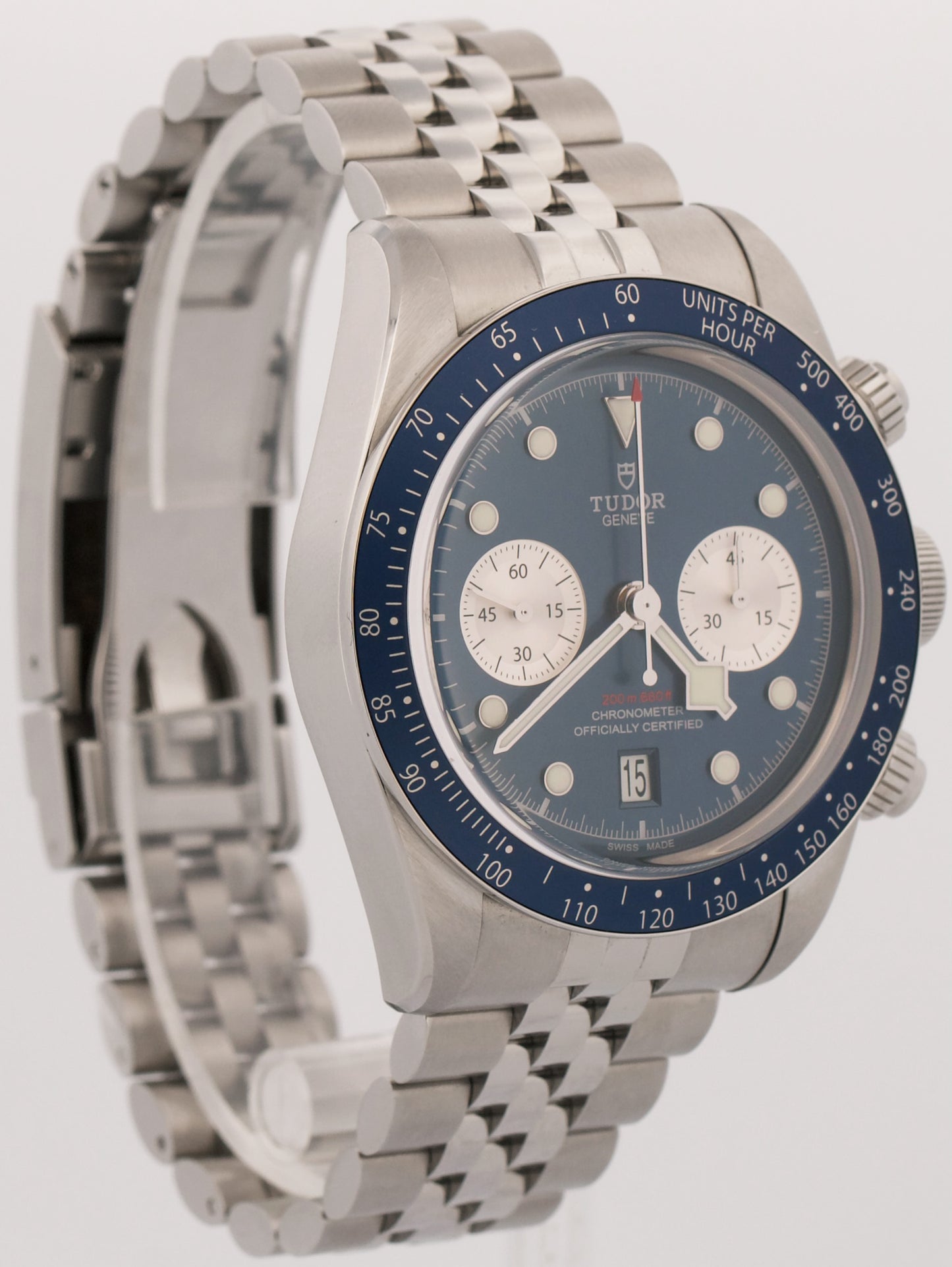2025 Tudor Black Bay Chrono 79360B Blue Steel Jubilee 41mm Watch Box Papers