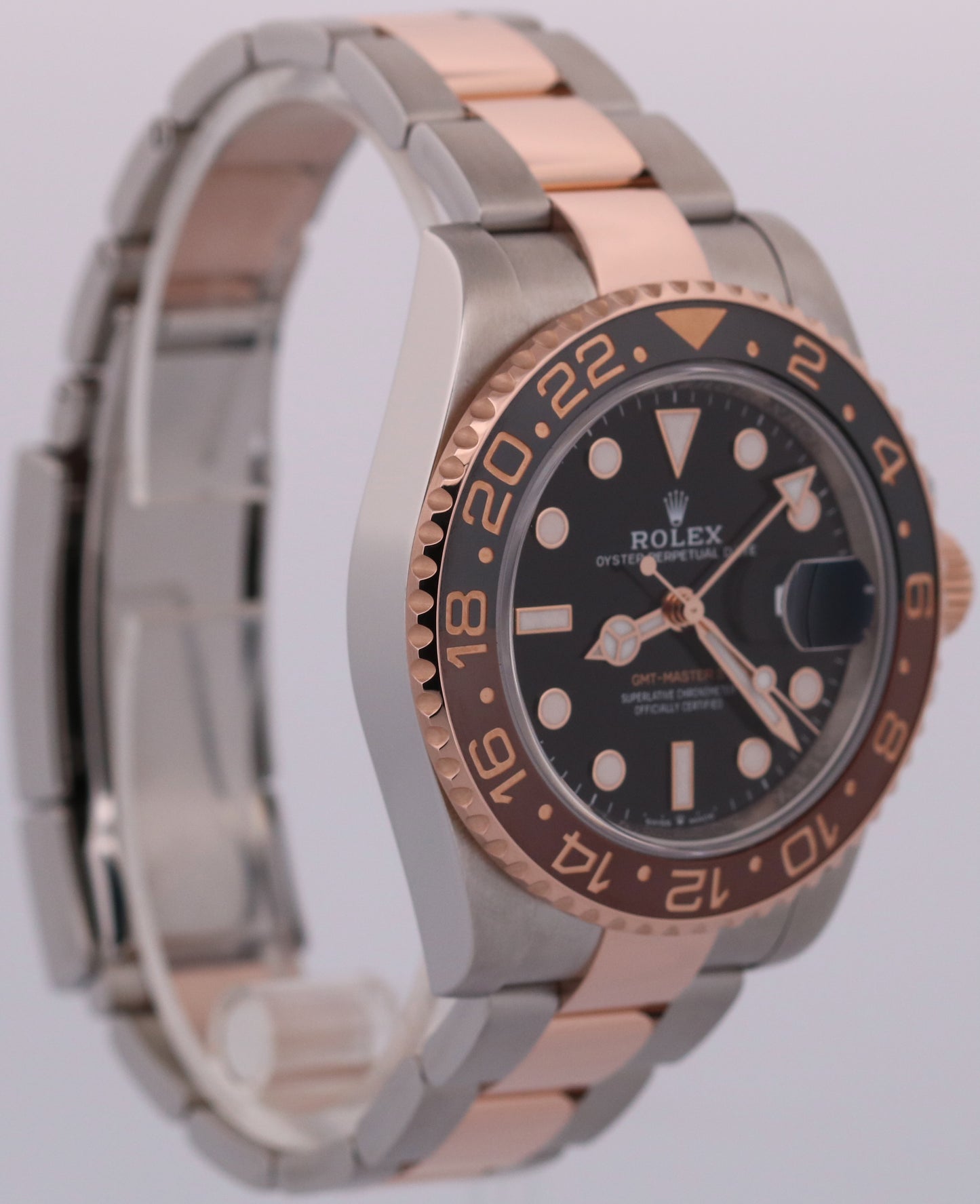 2023 PAPERS Rolex GMT-Master II 18K Gold ROOT BEER Brown 126711 CHNR 40mm BOX