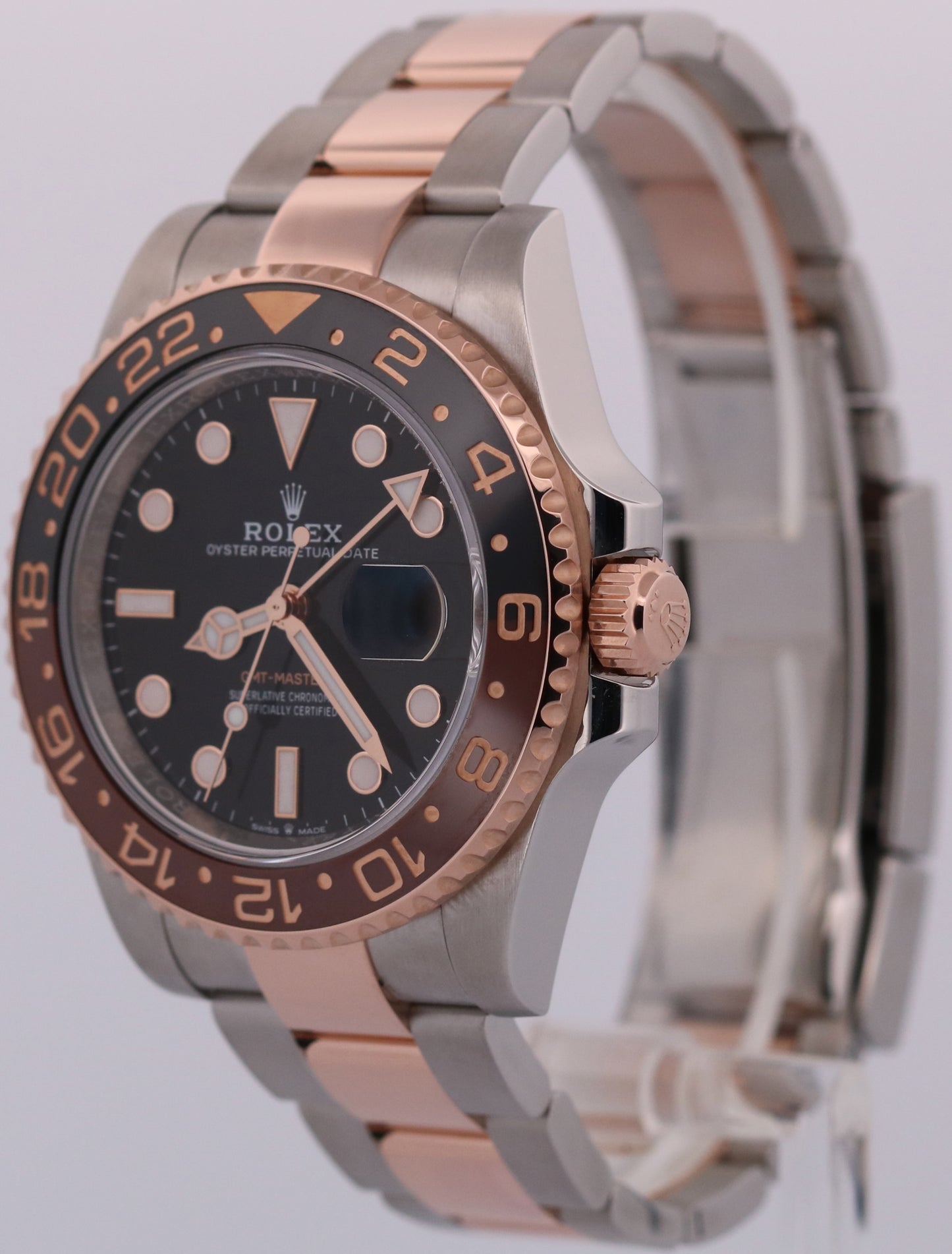 2023 PAPERS Rolex GMT-Master II 18K Gold ROOT BEER Brown 126711 CHNR 40mm BOX