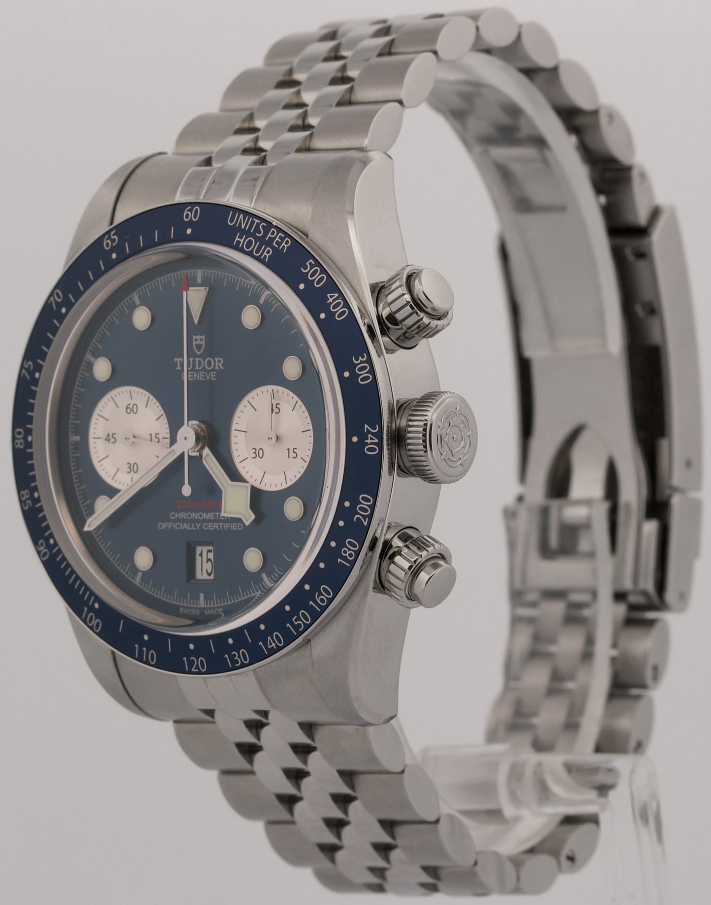 2025 Tudor Black Bay Chrono 79360B Blue Steel Jubilee 41mm Watch Box Papers
