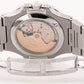 2016 PAPERS Patek Philippe Nautilus Moonphase WHITE Steel 40.5mm 5726/1A-010 BOX