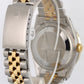 Rolex DateJust Two-Tone 18k Gold Steel Champagne Linen DIAMOND 36mm 16233 Watch