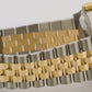 Rolex DateJust CHAMPAGNE Fluted 36mm Steel 18K Yellow Gold JUBILEE Watch 126233