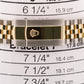 Rolex DateJust CHAMPAGNE Fluted 36mm Steel 18K Yellow Gold JUBILEE Watch 126233