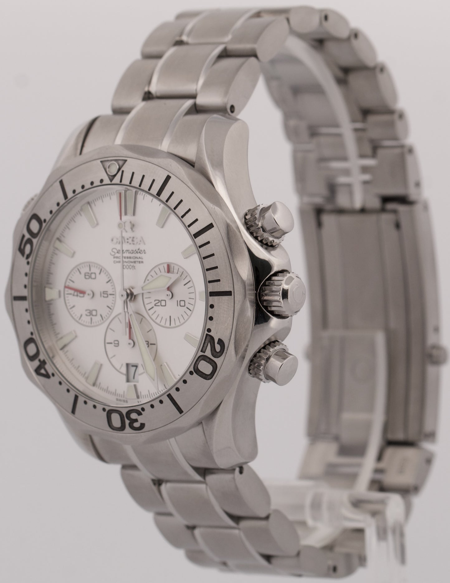 2005 PAPERS Omega Seamaster Diver 300M SILVER Steel 41.5mm 2589.30.00 Watch BOX