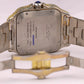 Cartier Santos 39.8mm YELLOW PAVE DIAMOND Roman Automatic Steel 4072 Watch