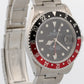 1993 Rolex GMT-Master II 40mm COKE Red Black Stainless Steel Oyster 16710 Watch