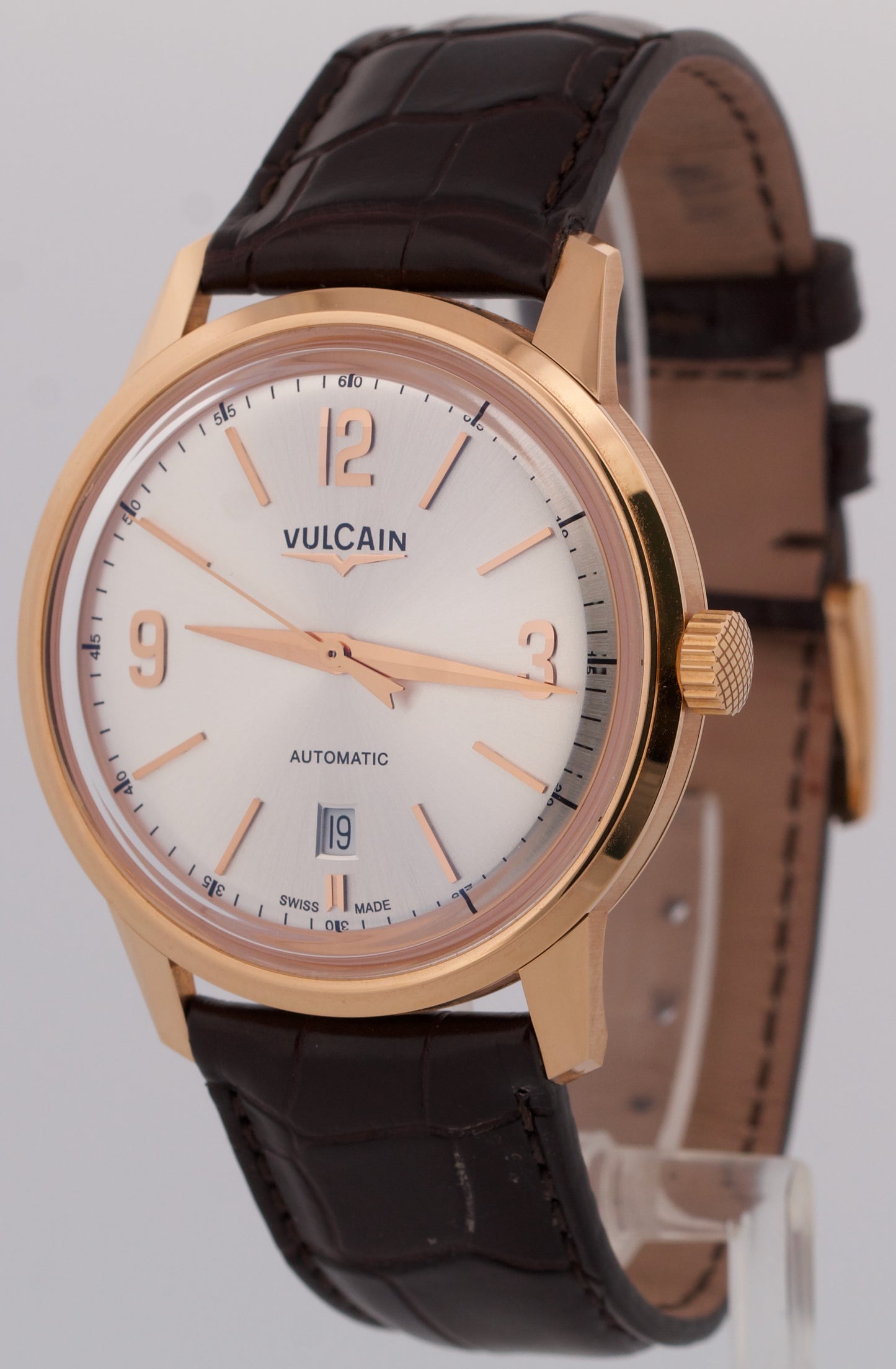 2021 PAPERS Valcain 50's President Classic 42mm SILVER 18K Gold 560556.307L BOX