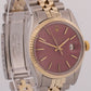 VINTAGE Rolex DateJust PURPLE 14K Gold Stainless Steel JUBILEE 36mm 16000 Watch