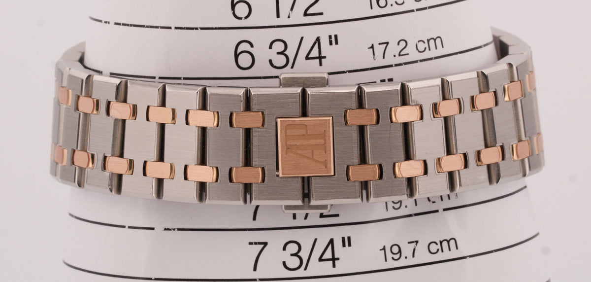 Audemars Piguet Royal Oak WHITE Steel 18K Gold 41mm 15400SR.OO.1220SR.01