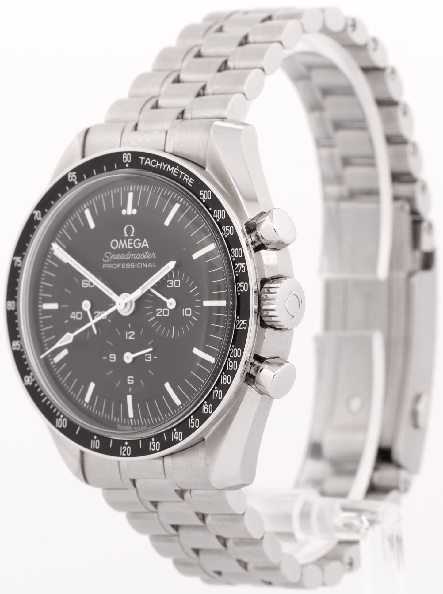 Omega Speedmaster Moonwatch 42mm Black Stainless Steel 310.30.42.50.01.001 BOX