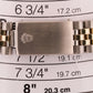 VINTAGE Rolex DateJust PURPLE 14K Gold Stainless Steel JUBILEE 36mm 16000 Watch