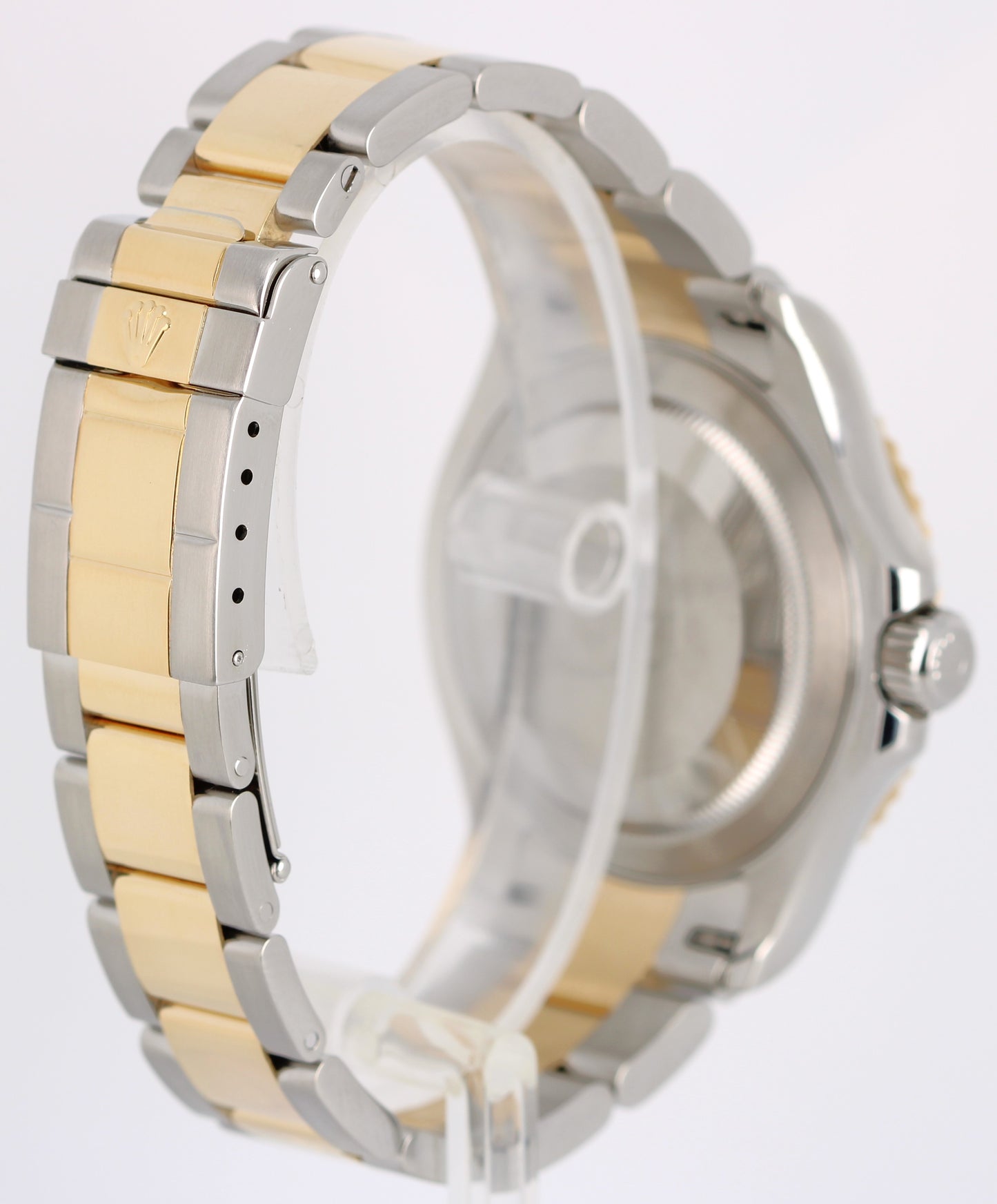 2014 PAPERS Rolex Yacht-Master Two-Tone 18k Gold Steel White 40mm 16623 BOX